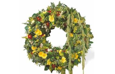 Fleurs en Deuil | image de la Couronne de deuil Ciel Étoilé