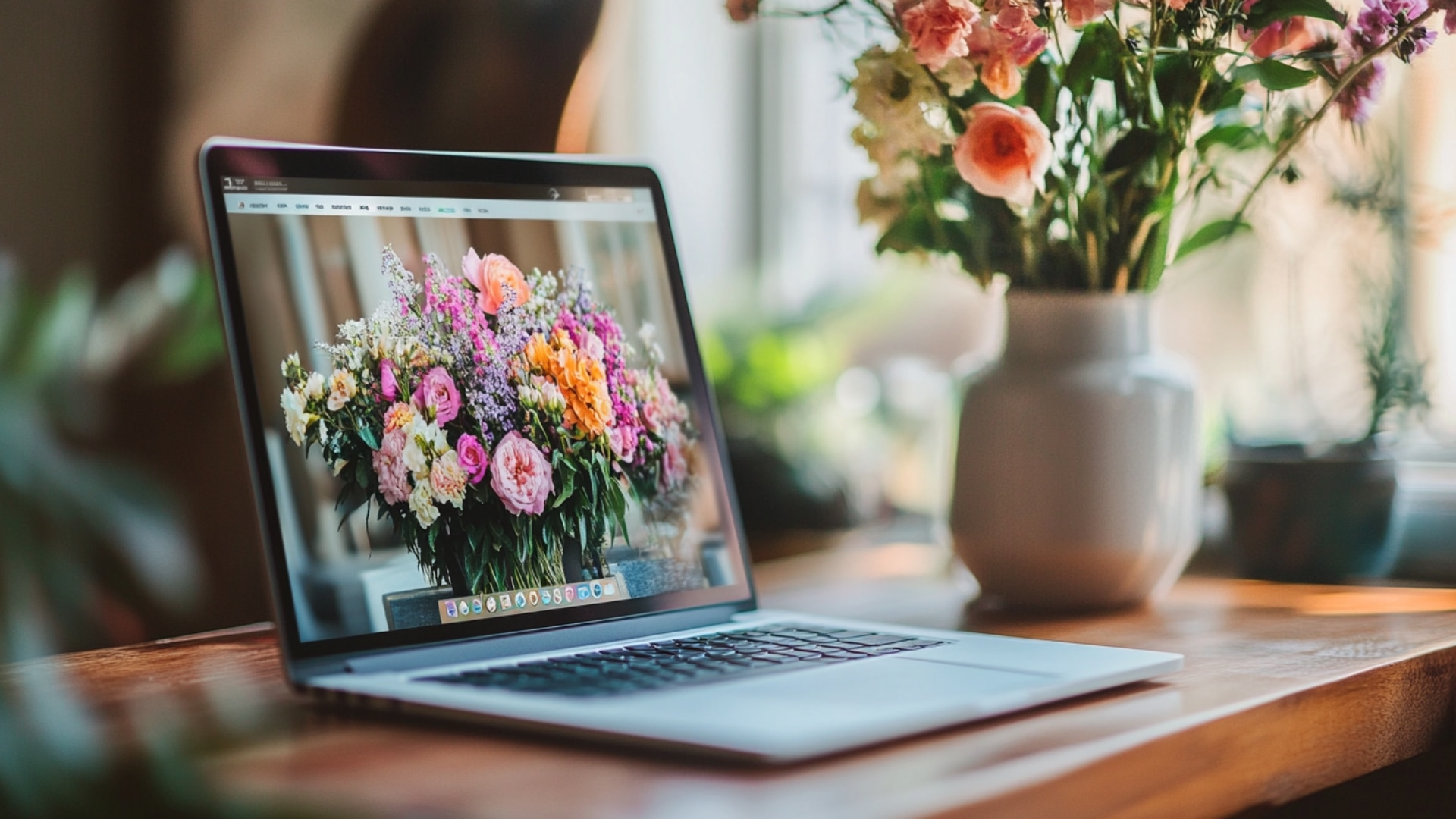 Étapes pour commander des fleurs pour un cimetière avec un ordinateur