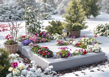 Quelle fleur mettre au cimetière en hiver ?